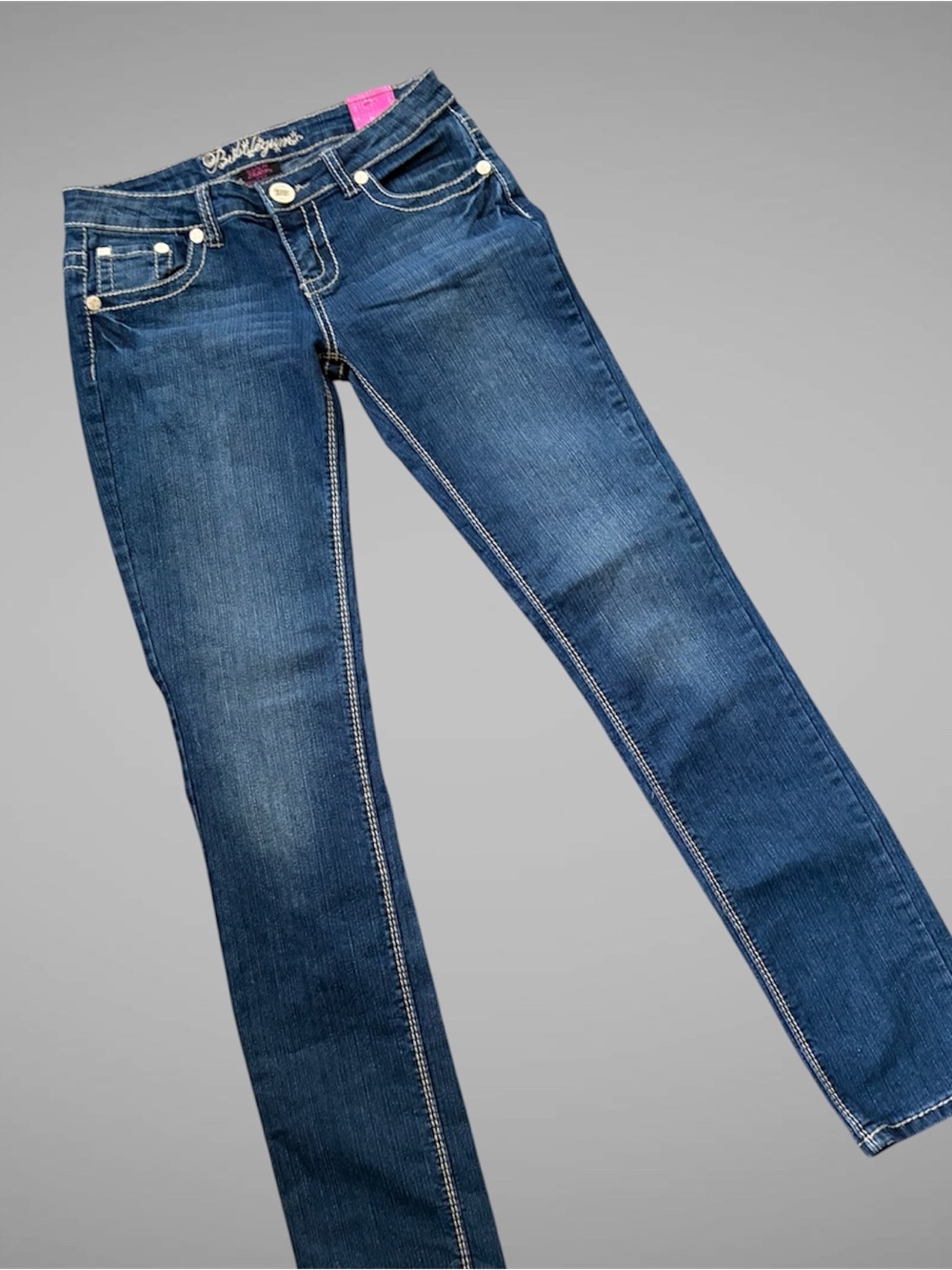 Y2K Bubblegum 2000s Contrast
Stitch Skinny Jeans